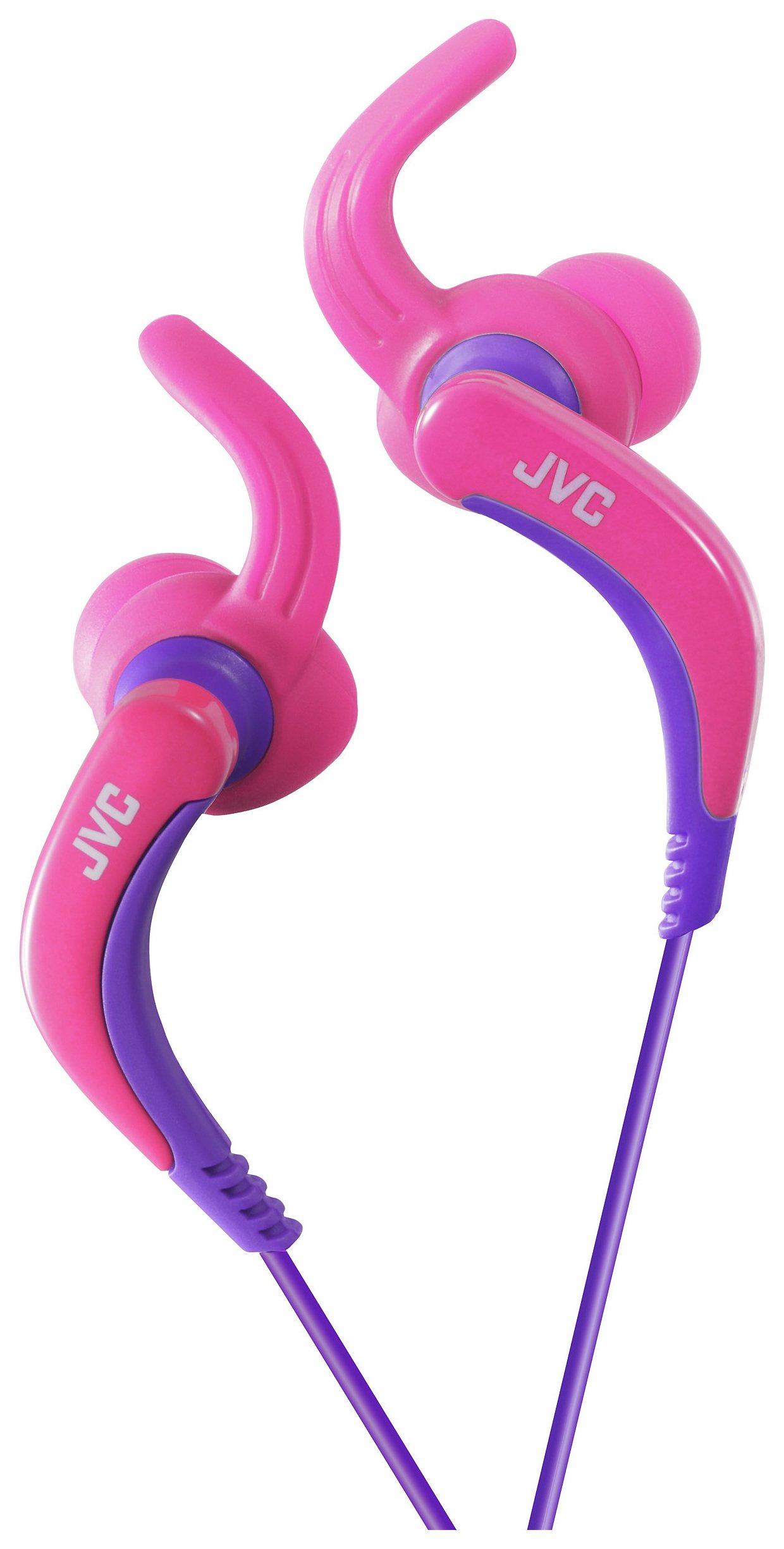 JVC - HA-EXT30 In-Ear Pivot Motion Headphones - Pink Review thumbnail
