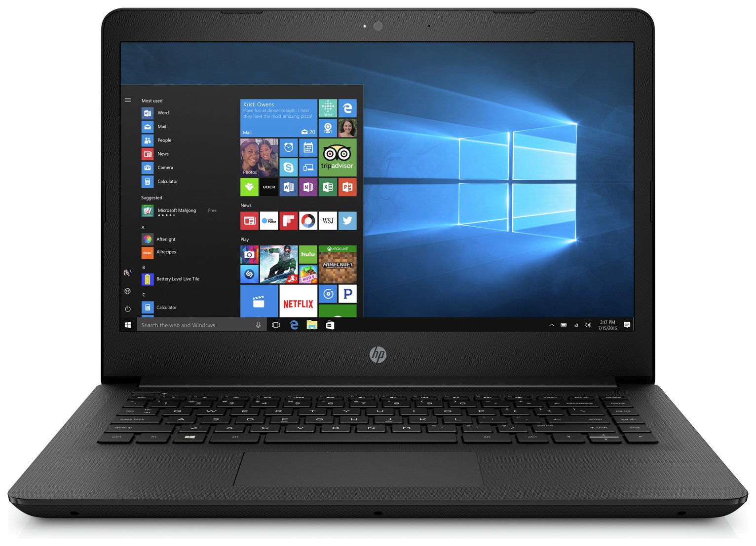 HP 14 Inch i5 4GB 128GB Laptop - Black Review thumbnail